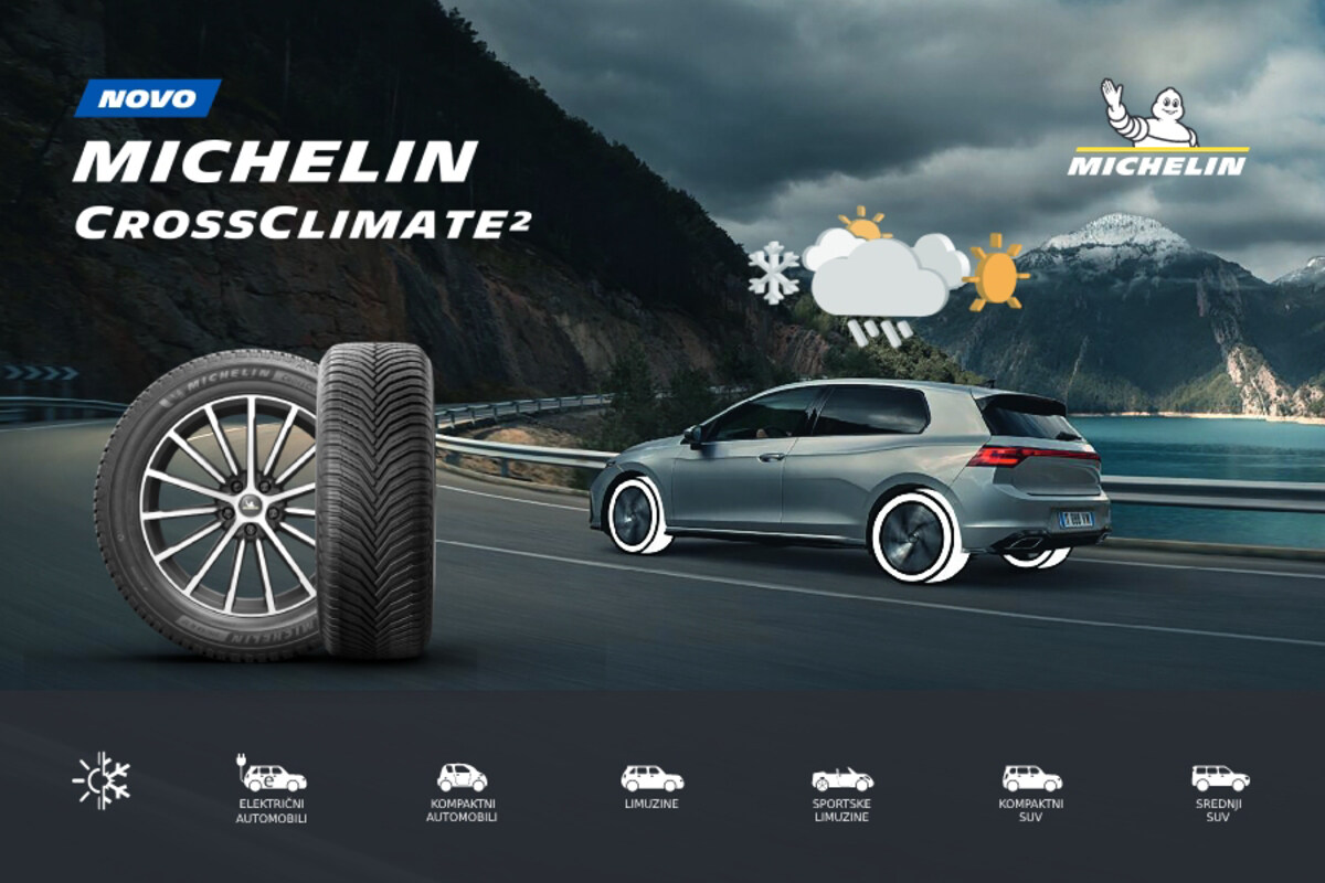 NOVO U VULKALU: Michelin CrossClimate 2 – Usavršen cjelogodišnji pneumatik